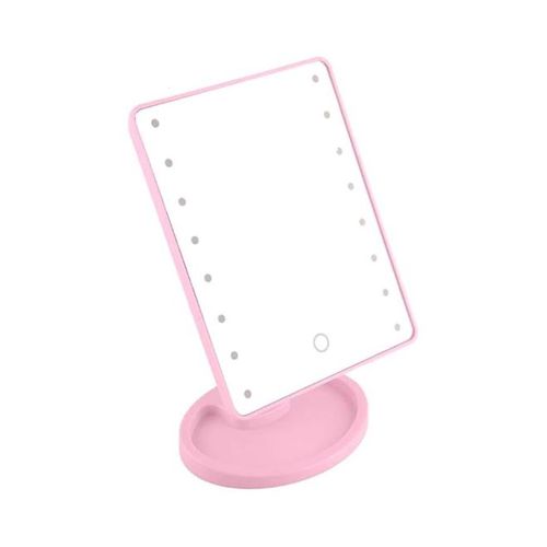 Makeup LED Light Mirror Pink/Clear