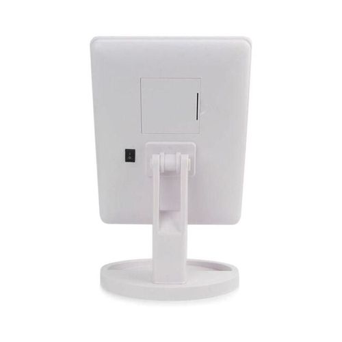 Rotatable LED Light Mirror White 22 x 17cm