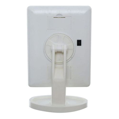 LED Light Makeup Countertop Vanity Mirror White 30 x 15centimeter
