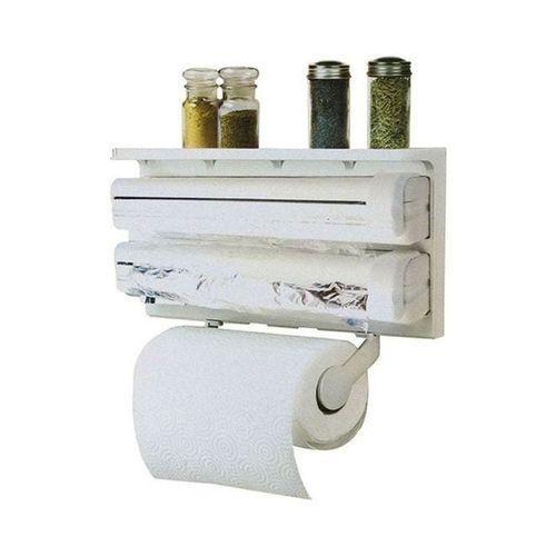 Triple Paper Dispenser White 38x7x18cm