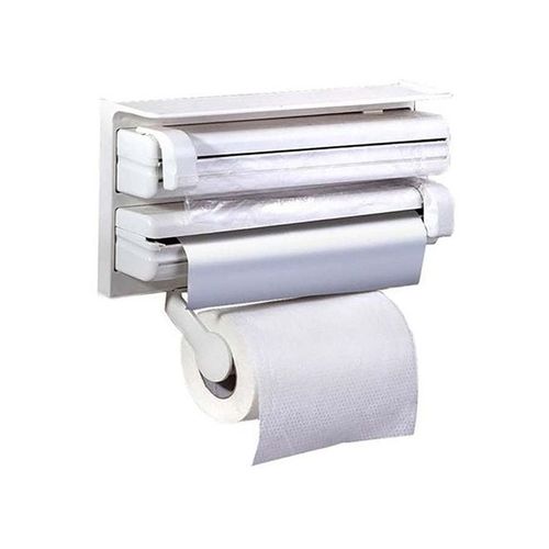 Triple Paper Dispenser White