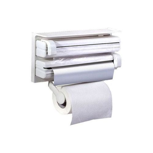 Kitchen Triple Paper Dispenser White
