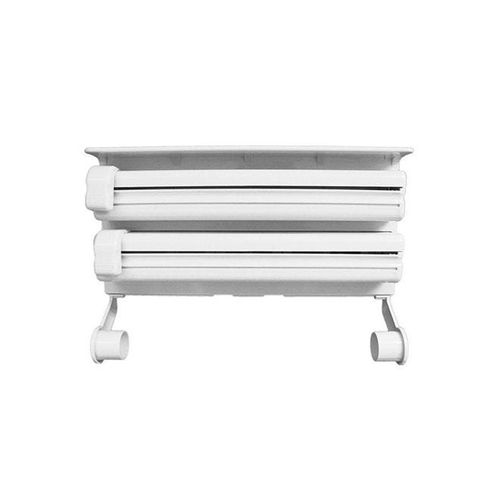 3-in-1 Food Wrap And Tissue Dispenser White 40x19x19.5centimeter