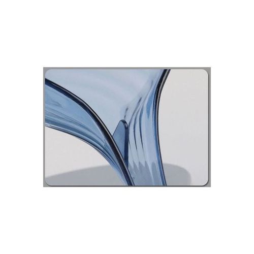 Leaf Shape Soap Dish Blue 12x11.5x9centimeter