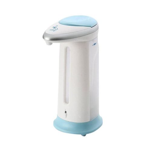 Automatic Soap Dispenser White/Blue 400ml