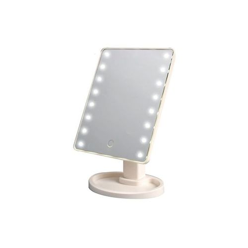 LED Make Up Mirror Clear/White 29x18x8centimeter