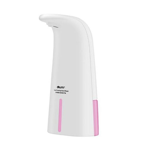 Automatic Induction Soap Dispenser White/Pink 22centimeter