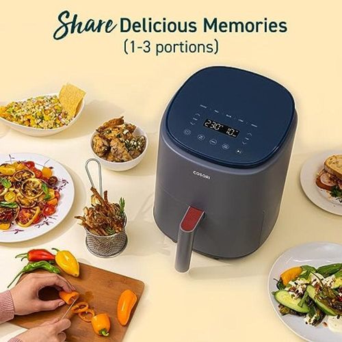 COSORI Lite 3.8L Smart Air Fryer | Up to 230℃ | 7 Functions | One-touch Operation | Online Recipes | Grey Color