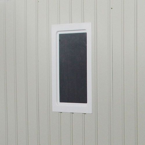 CamelTough Outdoor Metal Storage Shed, 9.1X6.3 feet, Garden Metal Shed Beige, CT-641