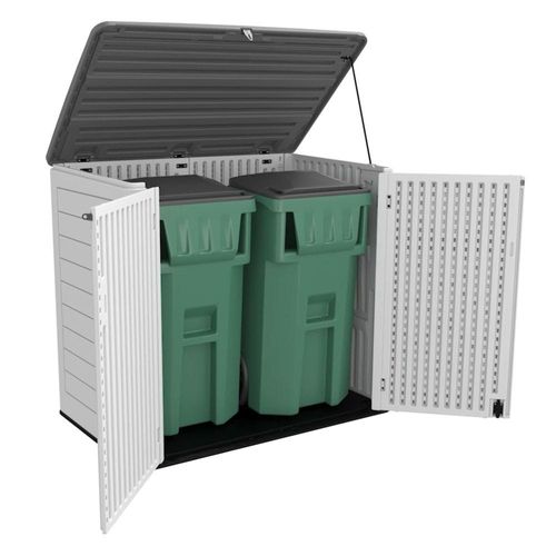 CamelTough Outdoor Garden Storage Cabinet, 135L x 84W x 119H cm 1-Year Warranty, HTC-CT-636
