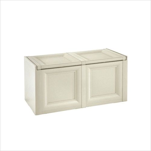 Tontarelli Storage Box, Made in Italy, for Home, Office & Outdoor, Toy Box Chest Storage Organizer, 86.5L x 40W x 44H cm, Cream, TRL-8086012210