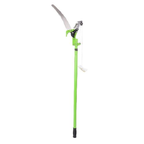 Yardsmith Pole Pruning Saw For Tree Trimming With 10 Feet Extension, Tree Loppers With 2 Feet Saw Blade For Pruning And Trimming Branches And Leaves, Ysm-610362