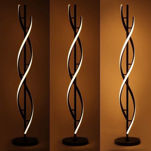 Twisted Arc Lamp-Black 155cm
