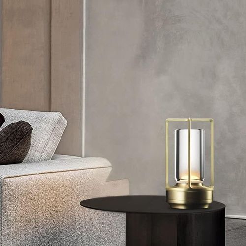 HOCC Portable Metal Desk Lamp (Gold)