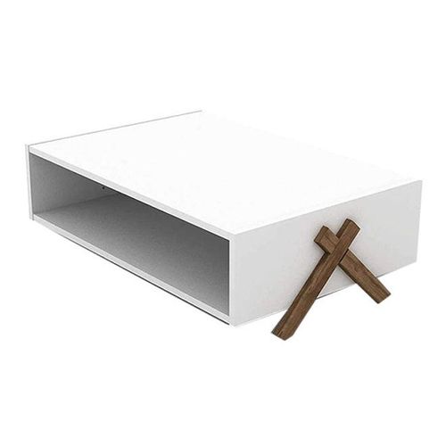 Kipp Coffee Table Walnut  White 94x60x28cm
