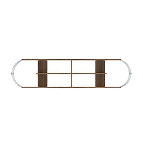 Case TV Unit Walnut Chrome