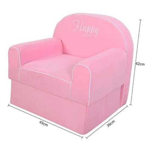 Lucky Child Reading Storage Sofa Pink 43x36x42cm