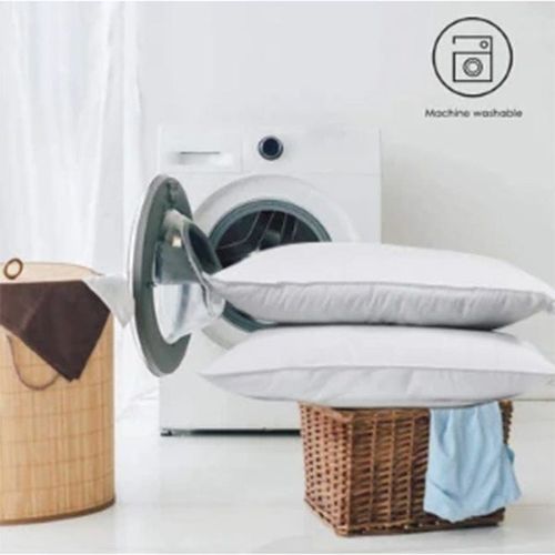 Fiesta Set Of 2 Premium Pillow 200TC Cotton Wood White 75x50cm