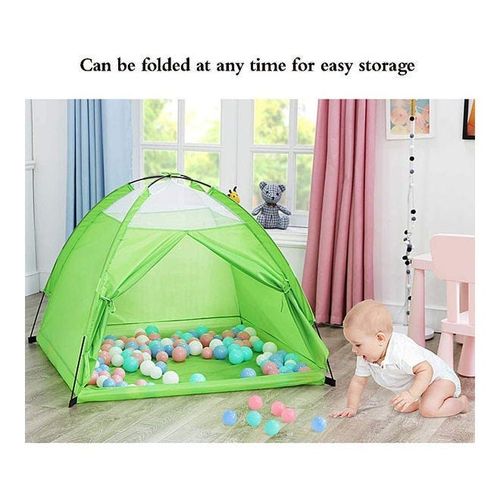 Children's Play Tent Green 110x110x90cm