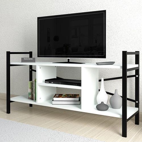 Gila Tv Stand White/Black 120x61x35cm