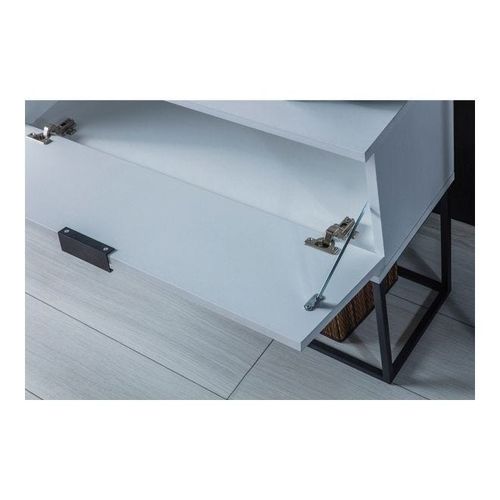 Zen Tv Unit White/Black 180x60x28cm