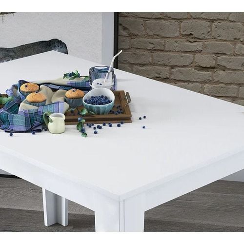 Kitchen Table Dining Table 110 X 72 Cm White