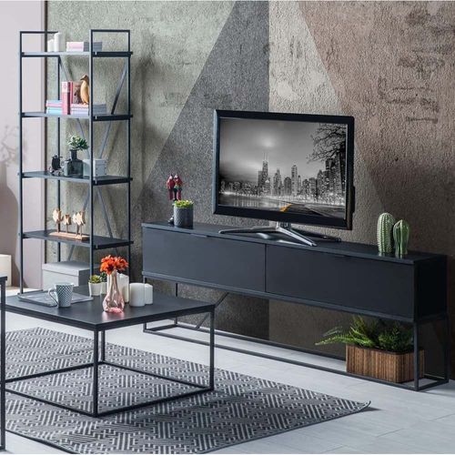 Zen TV Unit 180cm (Black)