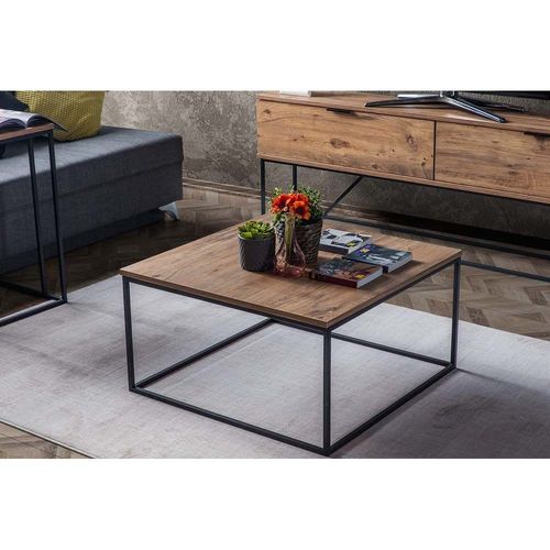 Zen Square Coffee table Center table for living room study room Walnut