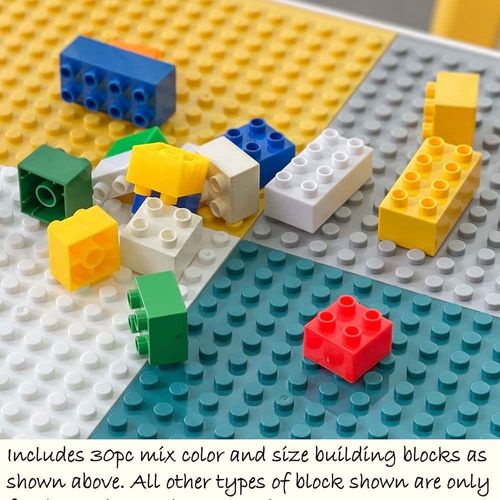 5-in-1 Children's Activity Table Play Table Children's Desk with Storage Space, Children's Seating Set, Building Block Table, Sand Table, Water Table with