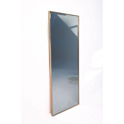 Light Gold Rectangular PVC Frame Mirror 