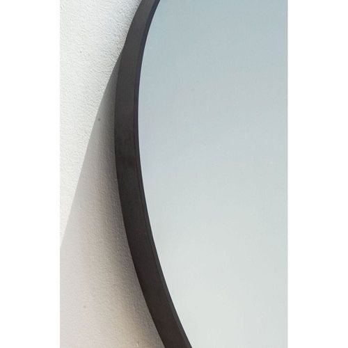 Black Round Wall Mirror 