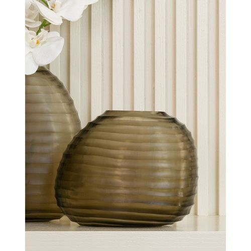 PEBBLE GLASS VASE - SHORT