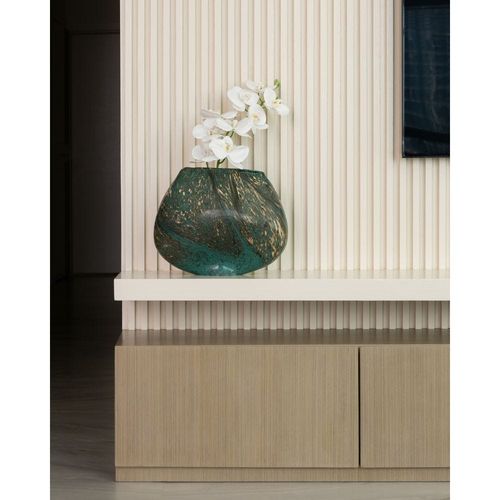 SELVA GLASS VASE - ROUND