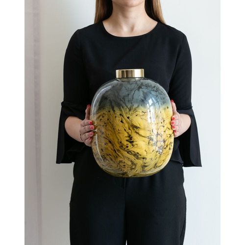 MERCURY METAL VASE - TALL