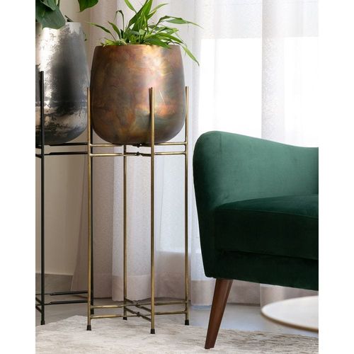 EDEN METAL PLANTER - SHORT