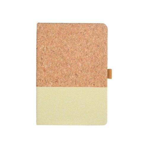 Eco-Neutral - Borsa A5 Cork Fabric Notebook & Pen Set - Green
