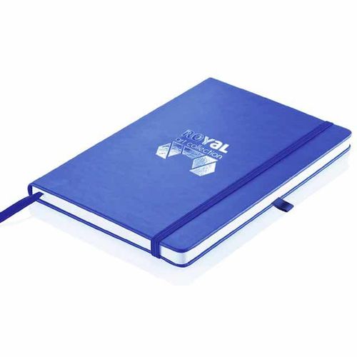 Pack of 5 - Giftology - Libellet A5 Notebook w/ Pen Set  - Royal Blue