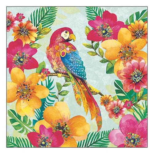 Ambiente Large Tropical Parrot Napkins