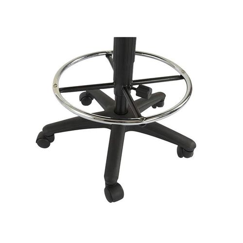 Sandra 1210Adk Task Chair With Arms, Low Back Task Chair Draft Kit To Increase Height, Double Wheel Rolling Castors (Peat)
