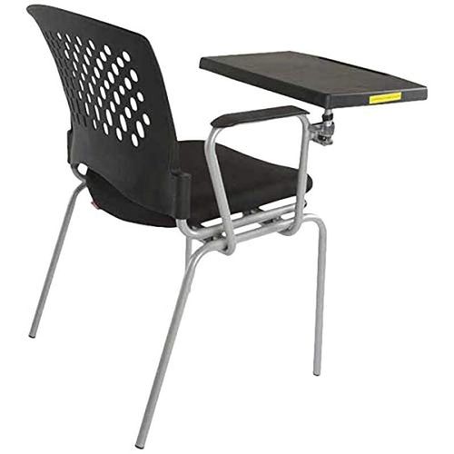 Mars 8712Nsf Student Chair With Molded Foam Fabric Student Studying Chair With Writing Tablet Arm and Pp Back and Seat
