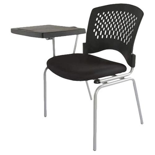 Mars 8712Nsf Student Chair With Molded Foam Fabric Student Studying Chair With Writing Tablet Arm and Pp Back and Seat