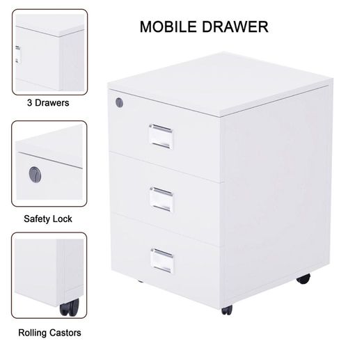 Glass 4116L Executive Modern Workstation Desk With Tempered Glass Top Square Metal Legs Dual Tone - W160Cms X D75Cms X H75Cms (White)