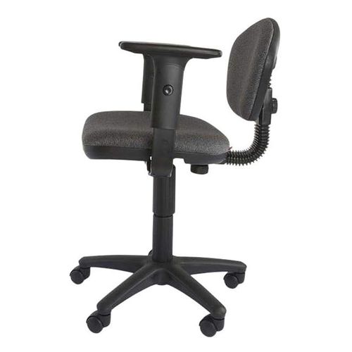 Sandra 1210A Task Chair Office Chair With Adjustable Seat and Arms Executive Task Chair Having Five Star Legs and Double Wheel Rolling Castors (Grey)