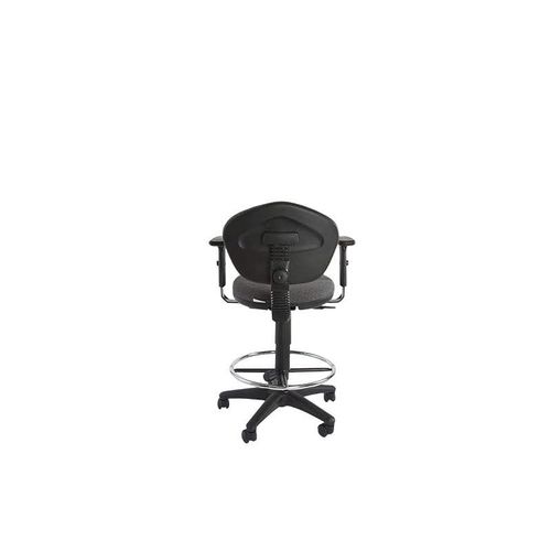 Sandra 1210Adk Task Chair Office Chair With Draft Kit and Double Wheel Rolling Castors, Task Chair Having Pp Back and Seat Frame (Grey)