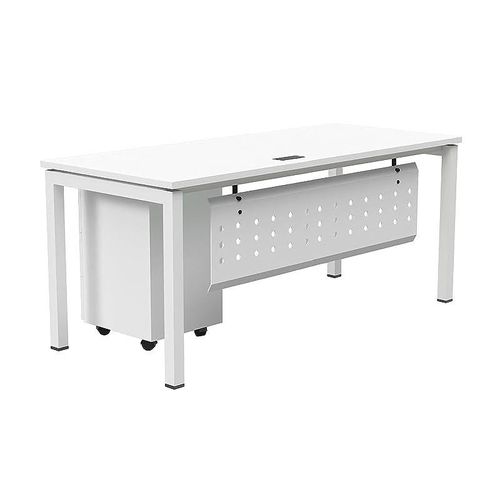 Figura Modern Workstation Material-Melamine on MDF (180cms, white)