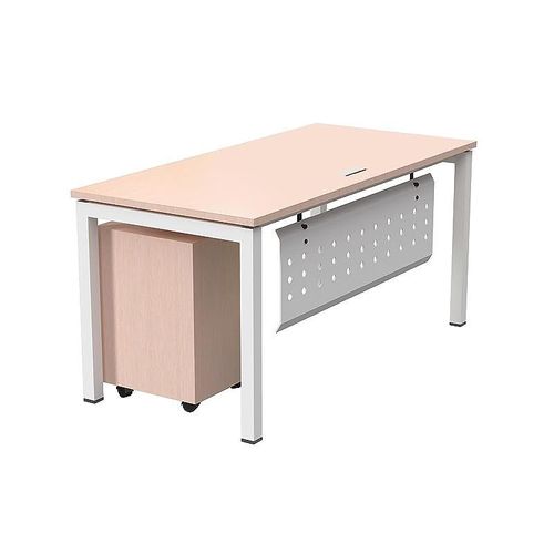Figura 72-14 Oak Modern Workstation Material-Melamine on MDF