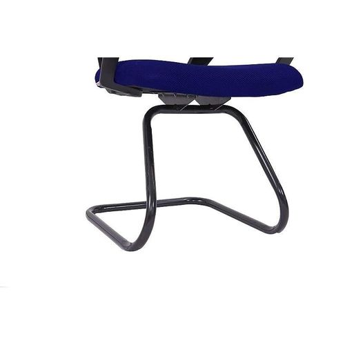 69001C Visitor Chair, Modern Medium Back Office Chairs for Computer Workstation Home, (Blue, Visitor Chair)