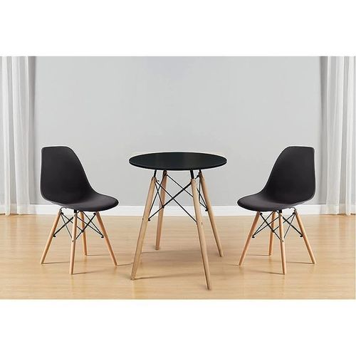 Dining Table and Chair Set - BLACK, Dining-TBL-CHR-BLK