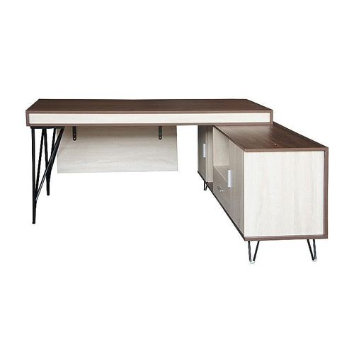 Nutima 19516 Modern Executive Desk (Dark Walnut)