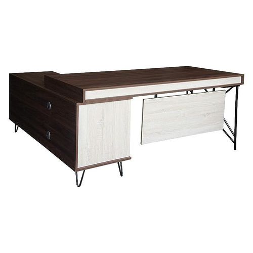 Nutima 19516 Modern Executive Desk (Dark Walnut)